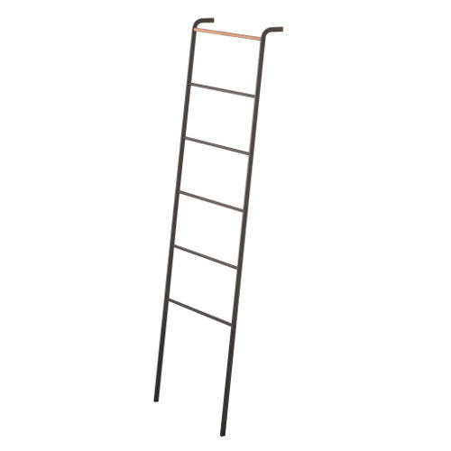 Yamazaki Home Tower Leaning Ladder Hanger Black